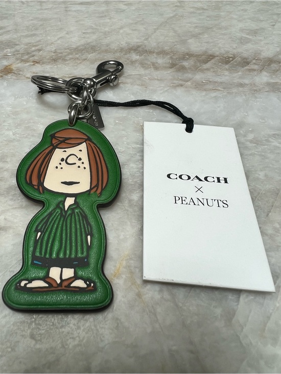 Coach Handbags - Coach Green Peppermint Patty Peanuts Character Keychain/Bag Charm